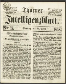 Thorner Intelligenzblatt 1858, Nro. 35