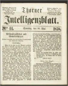 Thorner Intelligenzblatt 1858, Nro. 44
