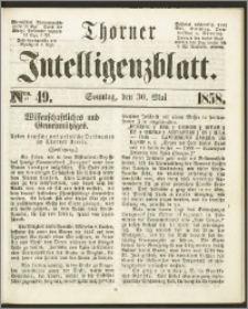 Thorner Intelligenzblatt 1858, Nro. 49