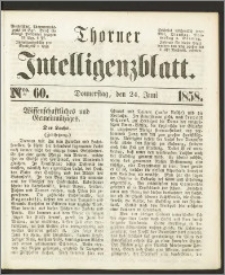 Thorner Intelligenzblatt 1858, Nro. 60