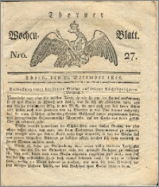 Thorner Wochen-Blatt 1816, Nro. 27