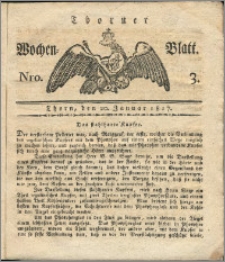 Thorner Wochen-Blatt 1817, Nro. 3