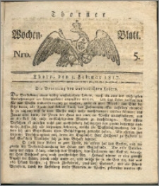 Thorner Wochen-Blatt 1817, Nro. 5