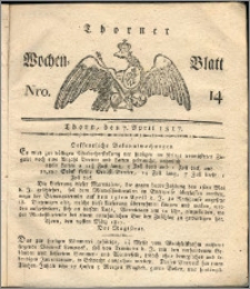 Thorner Wochen-Blatt 1817, Nro. 14 + Beylage