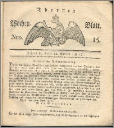 Thorner Wochen-Blatt 1817, Nro. 15