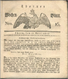 Thorner Wochen-Blatt 1817, Nro. 16