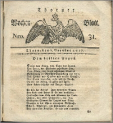 Thorner Wochen-Blatt 1817, Nro. 31