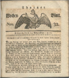 Thorner Wochen-Blatt 1817, Nro. 32