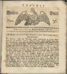 Thorner Wochen-Blatt 1817, Nro. 36