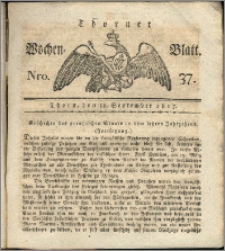 Thorner Wochen-Blatt 1817, Nro. 37
