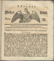 Thorner Wochen-Blatt 1817, Nro. 38