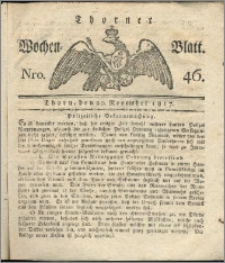 Thorner Wochen-Blatt 1817, Nro. 46