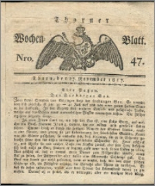 Thorner Wochen-Blatt 1817, Nro. 47