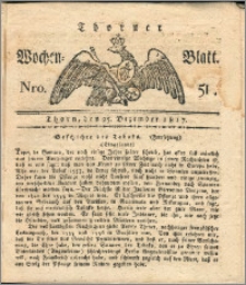 Thorner Wochen-Blatt 1817, Nro. 51 + Beilage