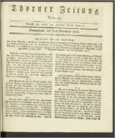 Thorner Zeitung 1801, Nro. 45 + Beilage