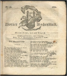 Thorner Wochenblatt 1831, Nro. 35 + Intelligenz Nachrichten