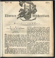 Thorner Wochenblatt 1832, Nro. 14 + Intelligenz Nachrichten, Beilage