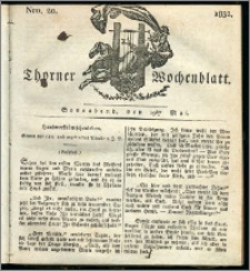 Thorner Wochenblatt 1832, Nro. 20 + Intelligenz Nachrichten