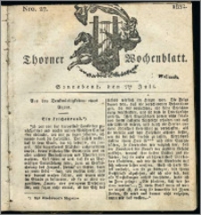 Thorner Wochenblatt 1832, Nro. 27 + Intelligenz Nachrichten