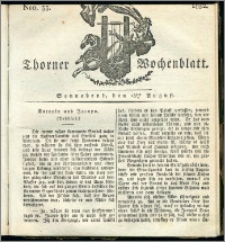 Thorner Wochenblatt 1832, Nro. 33 + Intelligenz Nachrichten