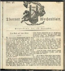 Thorner Wochenblatt 1832, Nro. 46 + Beilage