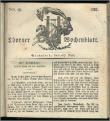 Thorner Wochenblatt 1834, Nro. 19 + Beilage