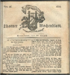 Thorner Wochenblatt 1834, Nro. 36