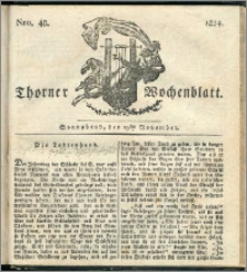 Thorner Wochenblatt 1834, Nro. 48 + Beilage