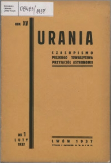 Urania 1937, R. 15 nr 1 (53)