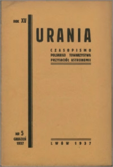 Urania 1937, R. 15 nr 5 (57)