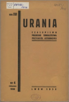Urania 1938, R. 16 nr 4 (61)
