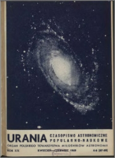 Urania 1949, R. 20 nr 4/6 (87-89)