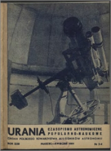 Urania 1951, R. 22 nr 3/4