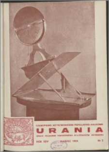 Urania 1954, R. 25 nr 3
