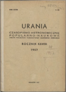 Urania 1957, R. 28 nr 1