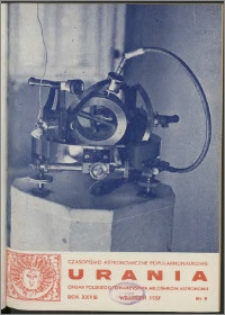 Urania 1957, R. 28 nr 9