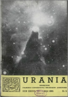 Urania 1965, R. 36 nr 5