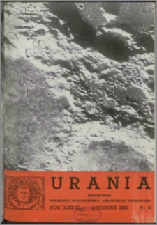 Urania 1965, R. 36 nr 9