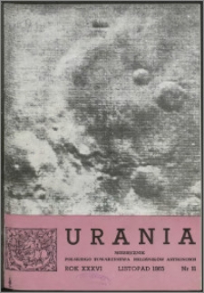 Urania 1965, R. 36 nr 11