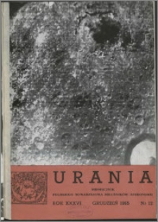 Urania 1965, R. 36 nr 12