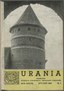 Urania 1966, R. 37 nr 1