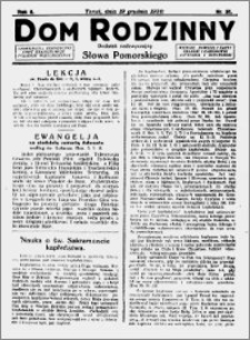 Dom Rodzinny : dodatek tygodniowy Słowa Pomorskiego, 1930.12.19 R. 6 nr 51