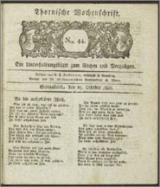 Thornische Wochenschrift 1825, Nro. 44