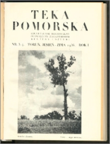 Teka Pomorska 1936, R. 1, nr 3-4