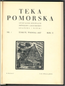 Teka Pomorska 1937, R. 2, nr 1