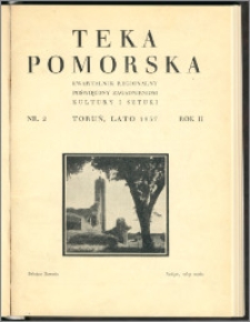 Teka Pomorska 1937, R. 2, nr 2