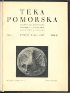 Teka Pomorska 1937, R. 2, nr 4
