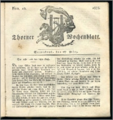 Thorner Wochenblatt 1835, Nro. 10 + Beilage