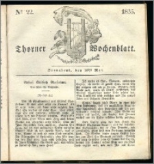 Thorner Wochenblatt 1835, Nro. 22 + Beilage, Zweite Beilage