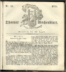 Thorner Wochenblatt 1835, Nro. 35 + Beilage, Zweite Beilage
